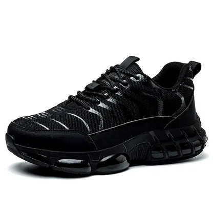 strovak bolt black safety trainer side