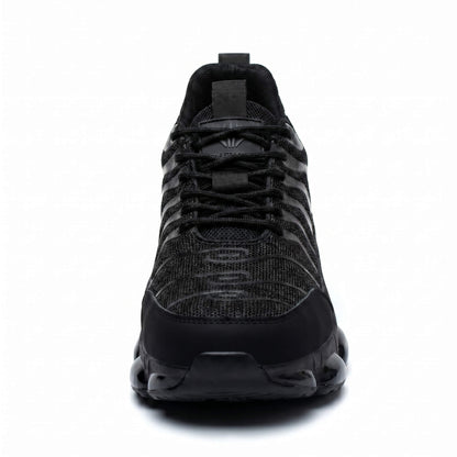 strovak bolt black safety trainer front