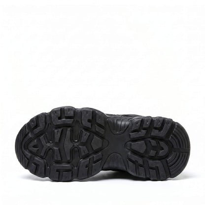 Close-up of STROVAK Core safety shoe Kevlar anti-puncture midsole layer detail
