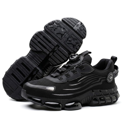 strovak flex black steel toe comfort safety shoe soleview