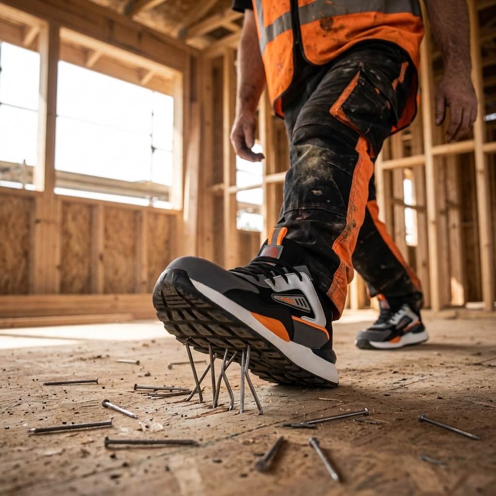 strovak pulse orange lightweight safety trainer warehouse